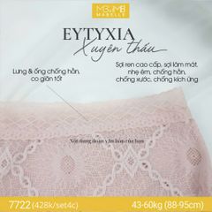 Quần lót kháng khuẩn làm mát xuyên thấu MB 7722 cạp vừa