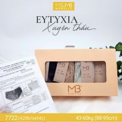 Quần lót kháng khuẩn làm mát xuyên thấu MB 7722 cạp vừa