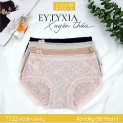 Quần lót kháng khuẩn làm mát xuyên thấu MB 7722 cạp vừa