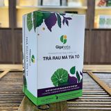  Trà Rau Má Tía Tô GigaHerbs - Hộp Vip 56Gram Nước Trà Tea Chè, Rau Má Sạch Nguyên Chất, Tía Tô 