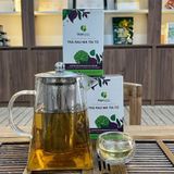  Trà Rau Má Tía Tô GigaHerbs - Hộp Vip 56Gram Nước Trà Tea Chè, Rau Má Sạch Nguyên Chất, Tía Tô 