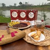  Hộp Trà Gạo Lứt Đậu Đỏ Cúc Hoa 90 túi lọc Nước Trà Tea Chè 