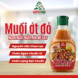  Happifood Sốt Chấm Muối Ớt Đỏ 260g Ngon Ngất Ngây Gia Vị Chấm 