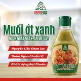  Happifood Sốt Chấm Muối Ớt Xanh 260g Ngon Ngất Ngây Gia Vị Chấm 