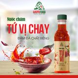  Nước Chấm Tứ Vị Chay 430gr Happifood Đậm Đà Chất Riêng 
