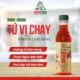  Nước Chấm Tứ Vị Chay 430gr Happifood Đậm Đà Chất Riêng 
