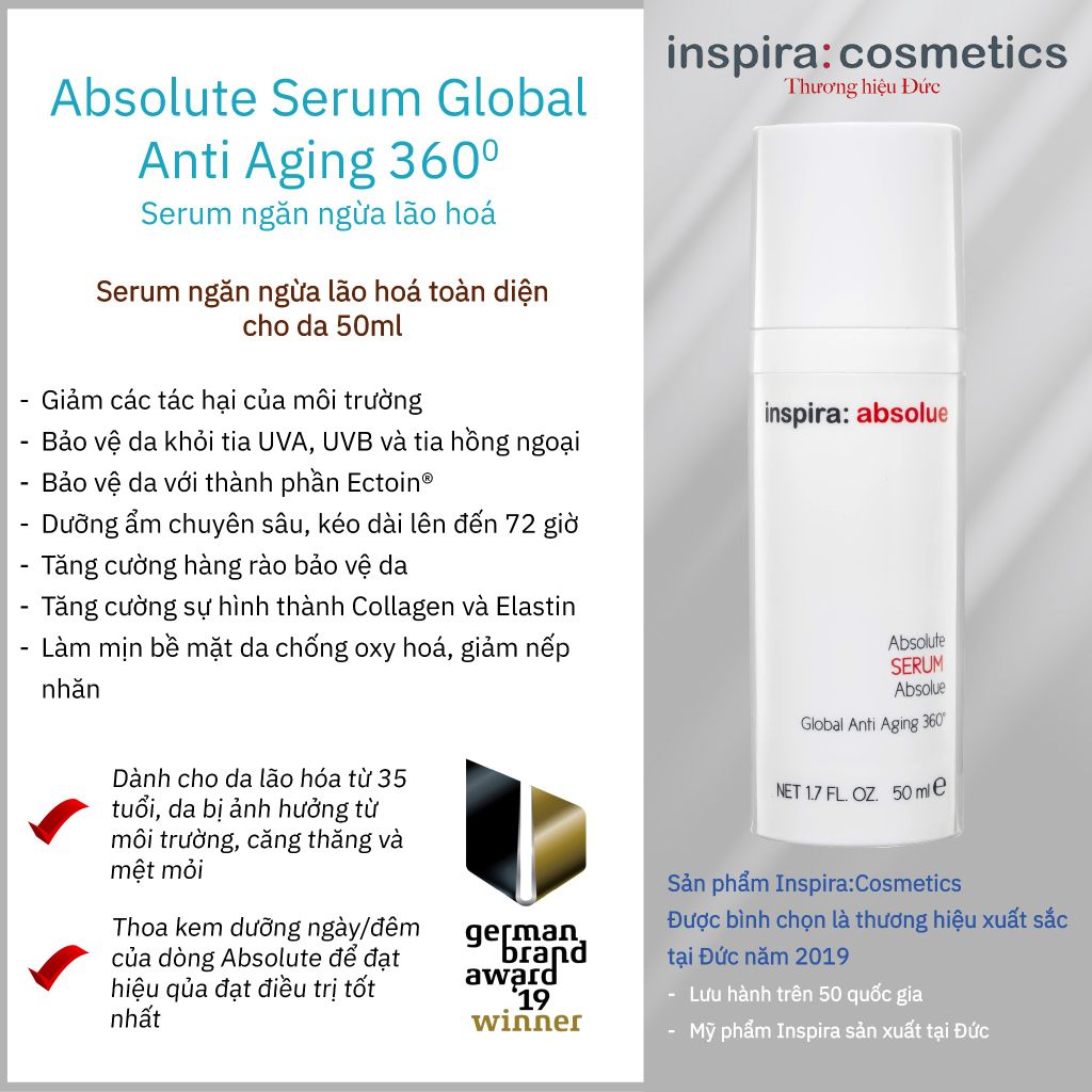 Mã SP: 5420PN - Absolute serum Anti Anging 360 (50ml)