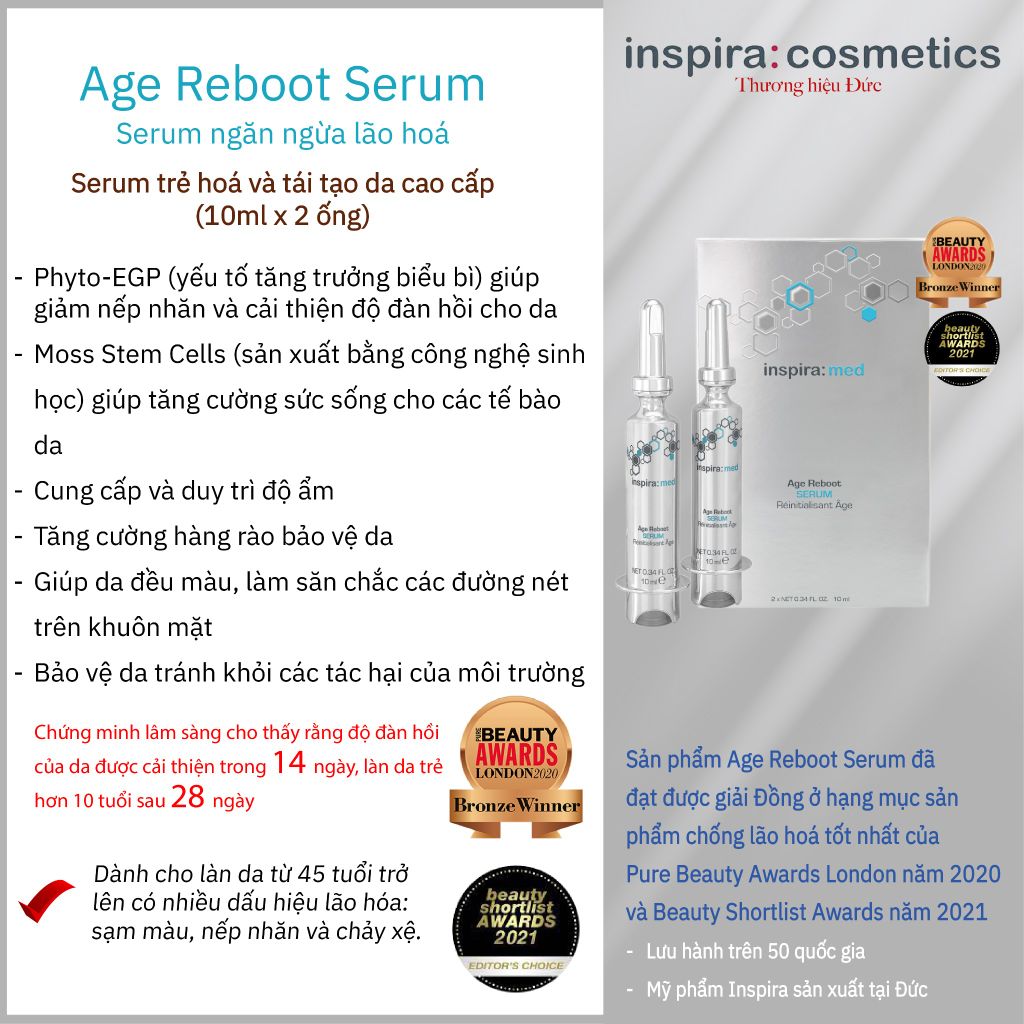 Mã SP: 4344 - Age Reboots Serump (2ống x 10ml)