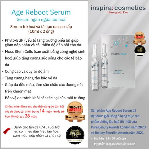 Mã SP: 4344 - Age Reboots Serum (2ống x 10ml)