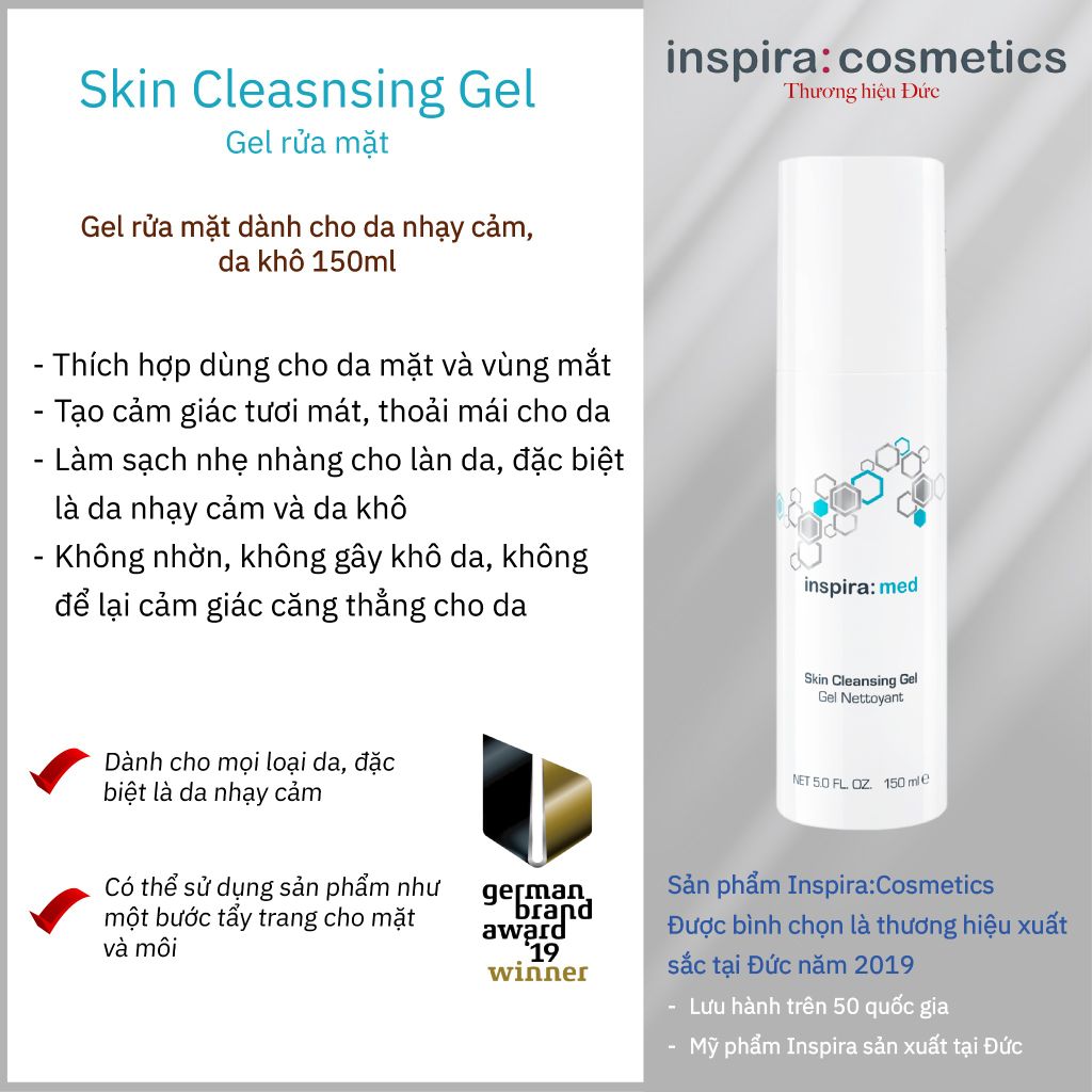 Mã SP: 4105 - Skin Cleansing Gel (150ml)