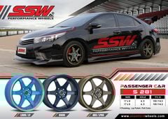 Mâm xe SSW S281 17 inch 5x114.3 dành cho các dòng xe Kia, Hyundai, Toyota, Mazda, Honda