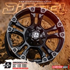 Mâm xe SSW Diesel Brooklyn 18 inch 6x139.7 dành cho các dòng xe Bán tải Ford, Toyota, Mitsubishi, Nissan