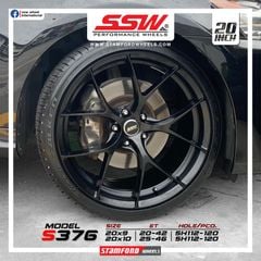Mâm xe SSW S376 18 inch 5x114.3 dành cho các dòng xe Toyota, Mazda, Honda, Hyundai, Kia