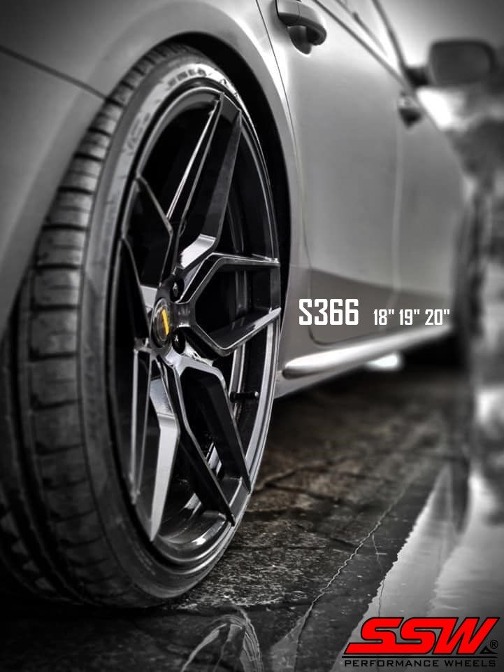 Mâm xe SSW S366 18 inch 5x114.3 dành cho các dòng xe Kia, Hyundai, Toyota, Mazda