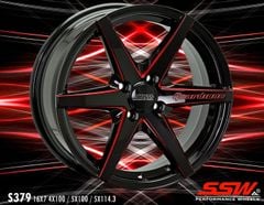 Mâm xe SSW S379 16 inch 4x100 dành cho các dòng xe Toyota, Mazda, Honda, Hyundai, Kia