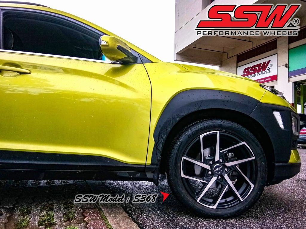 Mâm xe SSW S368 17 inch 5x114.3 dành cho các dòng xe Toyota, Mazda, Honda, Hyundai, Kia