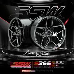Mâm xe SSW S366 19 inch 5x114.3 dành cho các dòng xe Kia, Hyundai, Toyota, Mazda
