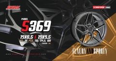 Mâm xe SSW S369 19 inch 5x114.3 dành cho các dòng xe Kia, Hyundai, Toyota, Mazda