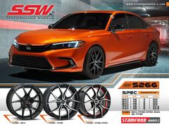 Mâm xe SSW S266 16 inch 5x114.3 dành cho các dòng xe Kia, Hyundai, Toyota, Mazda