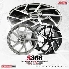 Mâm xe SSW S368 17 inch 5x114.3 dành cho các dòng xe Toyota, Mazda, Honda, Hyundai, Kia