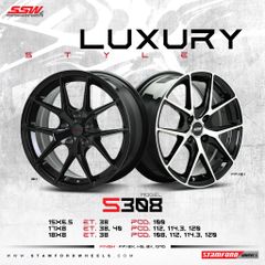 Mâm xe SSW S308 18 inch 5x114.3 dành cho các dòng xe Kia, Hyundai, Toyota, Mazda