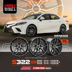 Mâm xe SSW SSW322 18 inch 5x114.3 dành cho các dòng xe Toyota, Mazda, Honda, Hyundai, Kia