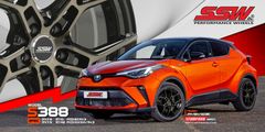 Mâm xe SSW S388 17 inch 5x114.3 dành cho các dòng xe Toyota, Mazda, Honda, Hyundai, Kia
