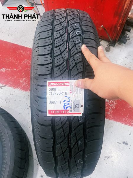 Lốp xe Bridgestone 215/70R16 Dueler D687 NHẬT