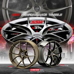 Mâm xe SSW S376 18 inch 5x114.3 dành cho các dòng xe Toyota, Mazda, Honda, Hyundai, Kia
