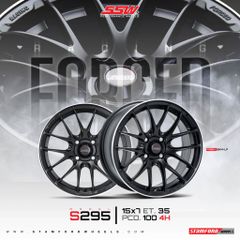 Mâm xe SSW S295 15 inch 4x100 dành cho các dòng xe Kia, Hyundai, Toyota, Mazda, Honda
