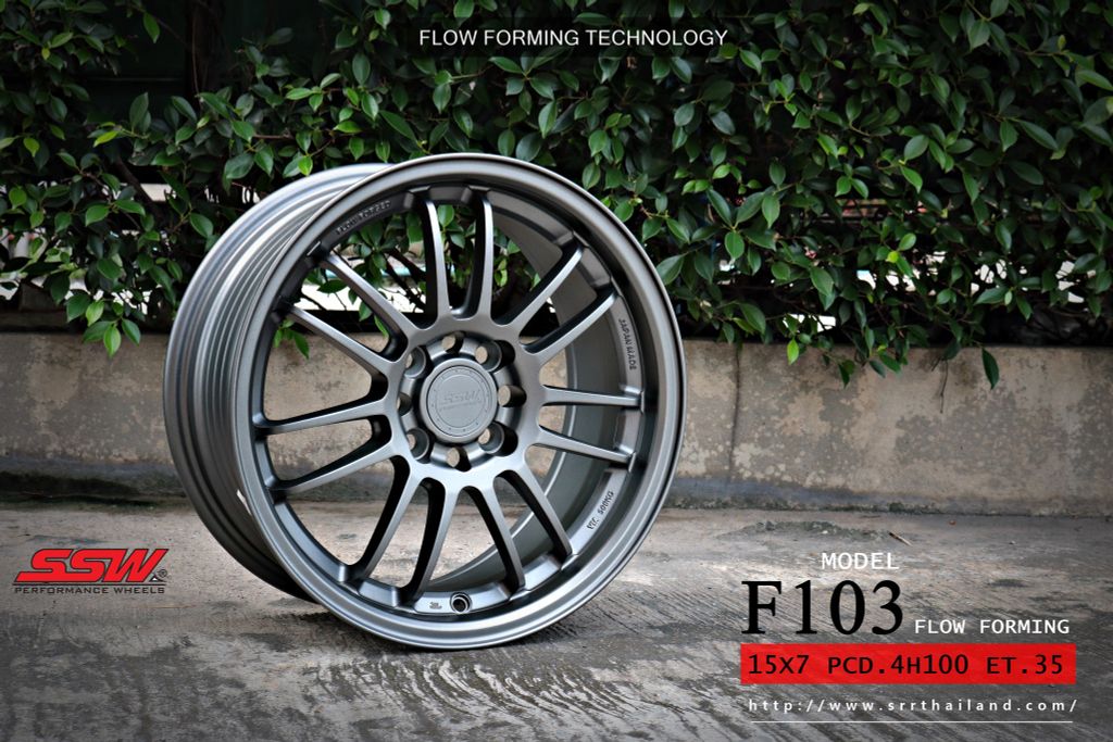Mâm xe SSW Thái Lan F103 15 inch 4x100