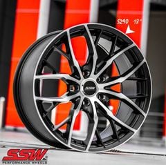 Mâm xe SSW S290 17 inch 5x114.3 dành cho các dòng xe Kia, Hyundai, Toyota, Mazda, Honda