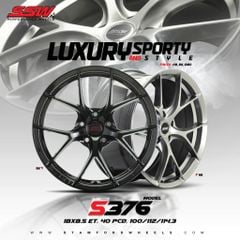 Mâm xe SSW S376 18 inch 5x114.3 dành cho các dòng xe Toyota, Mazda, Honda, Hyundai, Kia