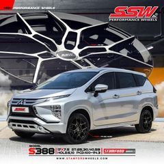 Mâm xe SSW S388 17 inch 5x114.3 dành cho các dòng xe Toyota, Mazda, Honda, Hyundai, Kia