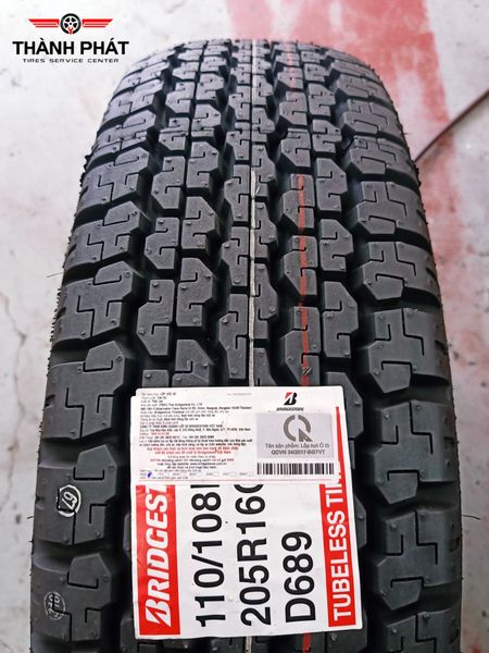 Lốp xe Bridgestone 205R16C D689 Thailand