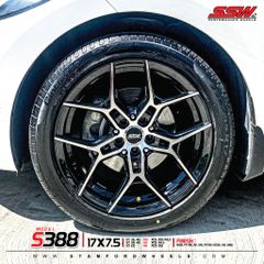 Mâm xe SSW S388 17 inch 5x114.3 dành cho các dòng xe Toyota, Mazda, Honda, Hyundai, Kia