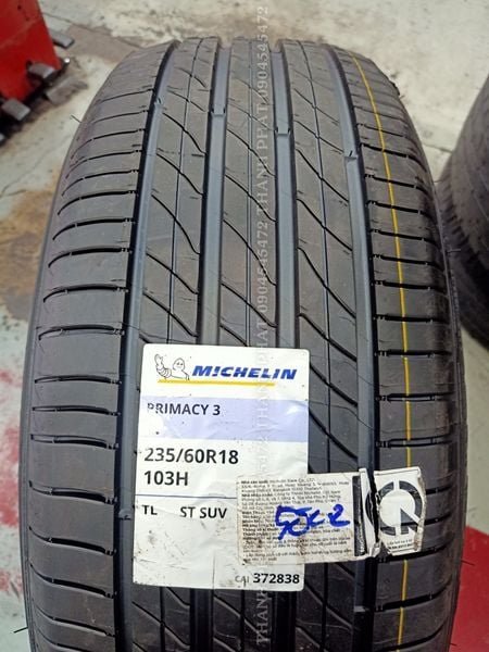 Lốp xe ô tô Michelin 235/60R18 Primacy 3ST SUV Thailand