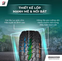 Vỏ xe Bridgestone DUELER ALL-TERRAIN A/T002 255/70R17