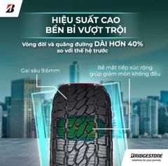 Vỏ xe Bridgestone DUELER ALL-TERRAIN A/T002 255/70R17