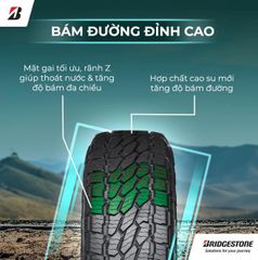 Vỏ xe Bridgestone DUELER ALL-TERRAIN A/T002 255/70R17