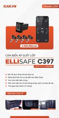 Cảm biến áp suất lốp ICar C397 - Lỗ chờ cho Honda