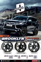 Mâm xe SSW Diesel Brooklyn 18 inch 6x139.7 dành cho các dòng xe Bán tải Ford, Toyota, Mitsubishi, Nissan