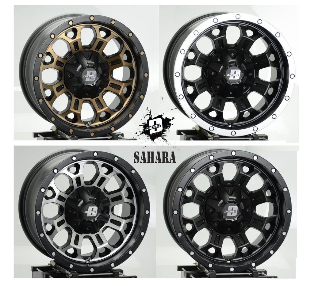 Mâm xe SSW Diesel Sahara 18 inch 6x139.7 dành cho các dòng xe Bán tải Ford, Toyota, Mitsubishi, Nissan