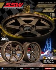 Mâm xe SSW S281 16 inch 4x100 dành cho các dòng xe Toyota, Mazda, Honda, Hyundai, Kia