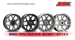 Mâm xe SSW S373 18 inch 6x139.7 dành cho các dòng xe Bán tải Ford, Toyota, Mitsubishi, Nissan