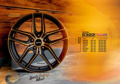 Mâm xe SSW SSW322 18 inch 5x114.3 dành cho các dòng xe Toyota, Mazda, Honda, Hyundai, Kia