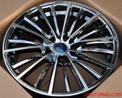 Mâm SSW S166 Đen phay bóng - 16x6.5.5x114.3 Lắp cho Toyota/Huyndai/Kia/Mazda/Honda