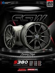 Mâm xe SSW S380 18 inch 5x114.3 dành cho các dòng xe Toyota, Mazda, Honda, Hyundai, Kia