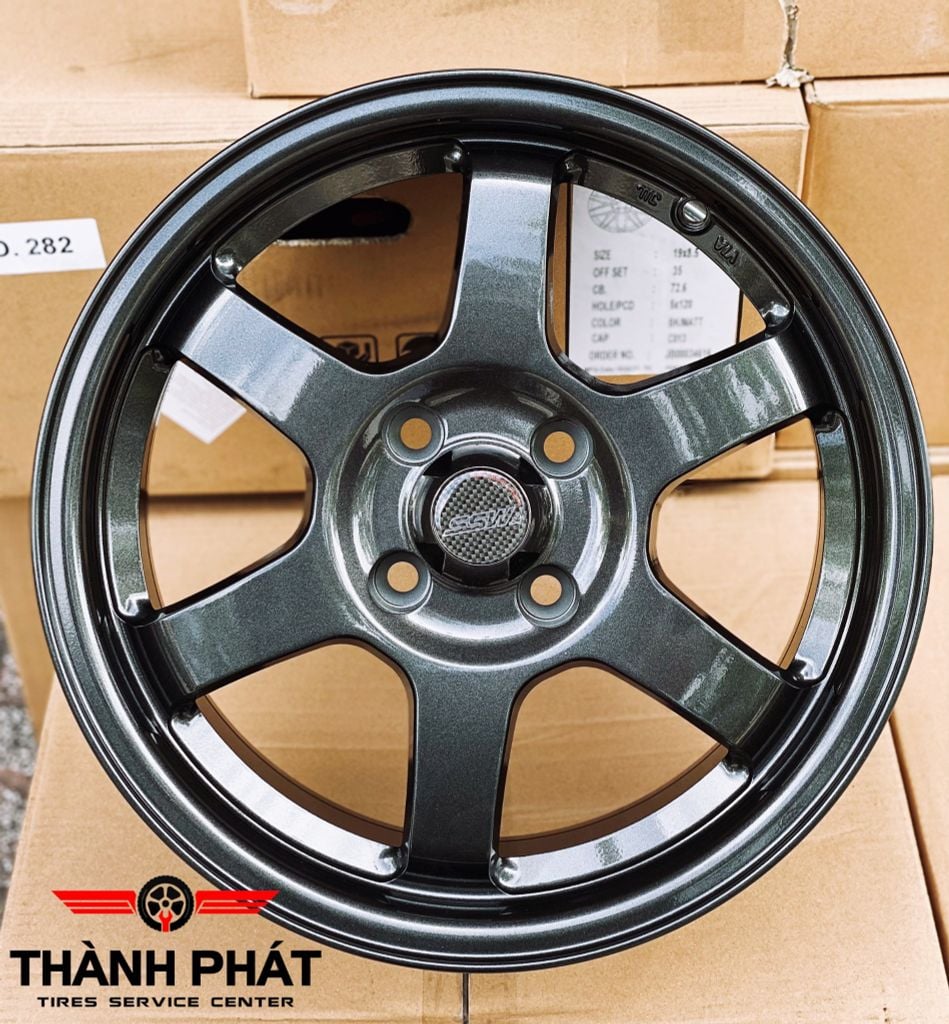 Mâm xe SSW S281 16 inch 4x100 dành cho các dòng xe Toyota, Mazda, Honda, Hyundai, Kia