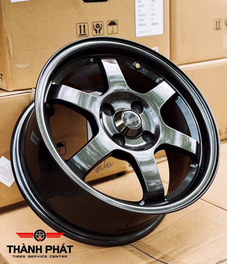 Mâm xe SSW S281 16 inch 4x100 dành cho các dòng xe Toyota, Mazda, Honda, Hyundai, Kia